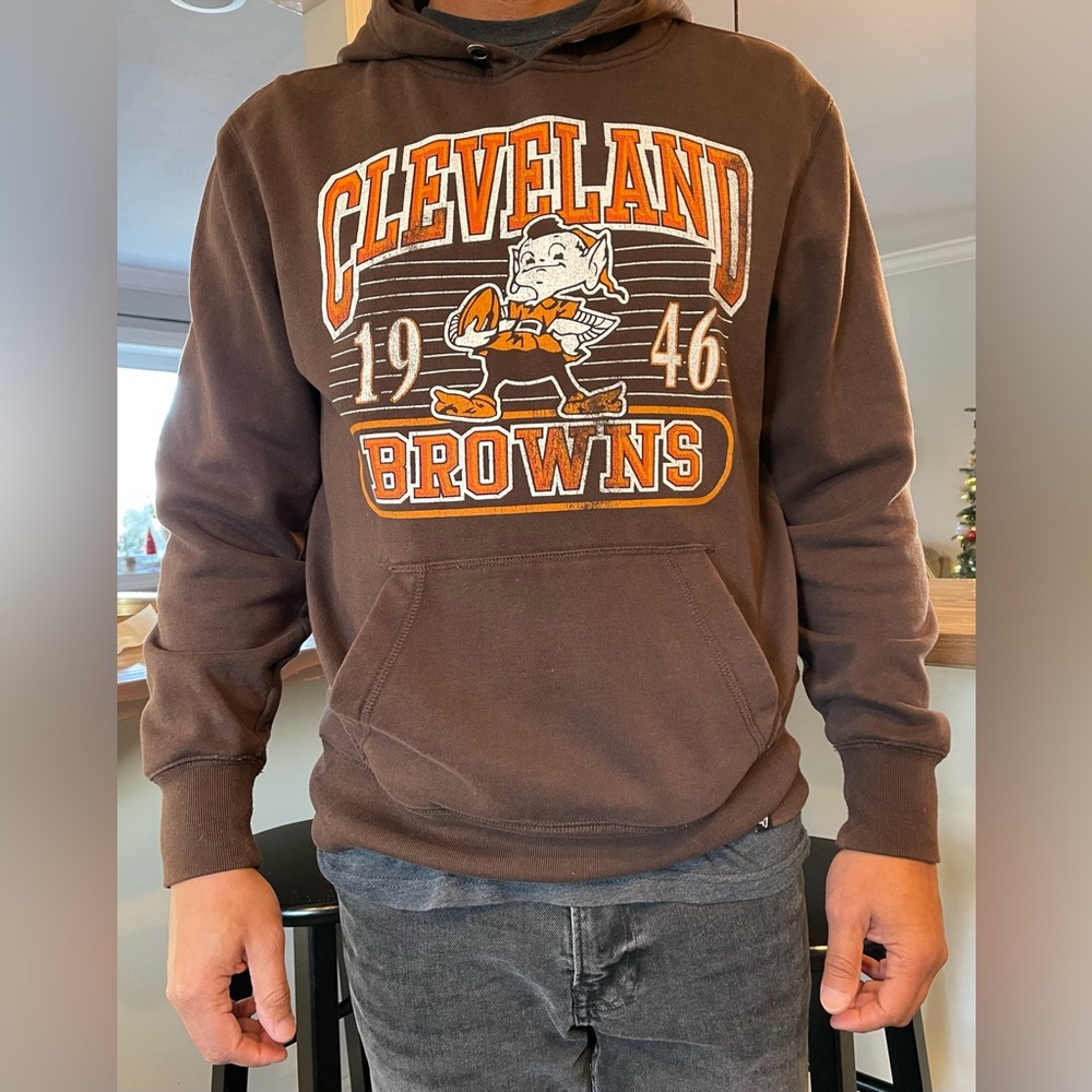 Cleveland Browns 47 Brand Large Hoodie